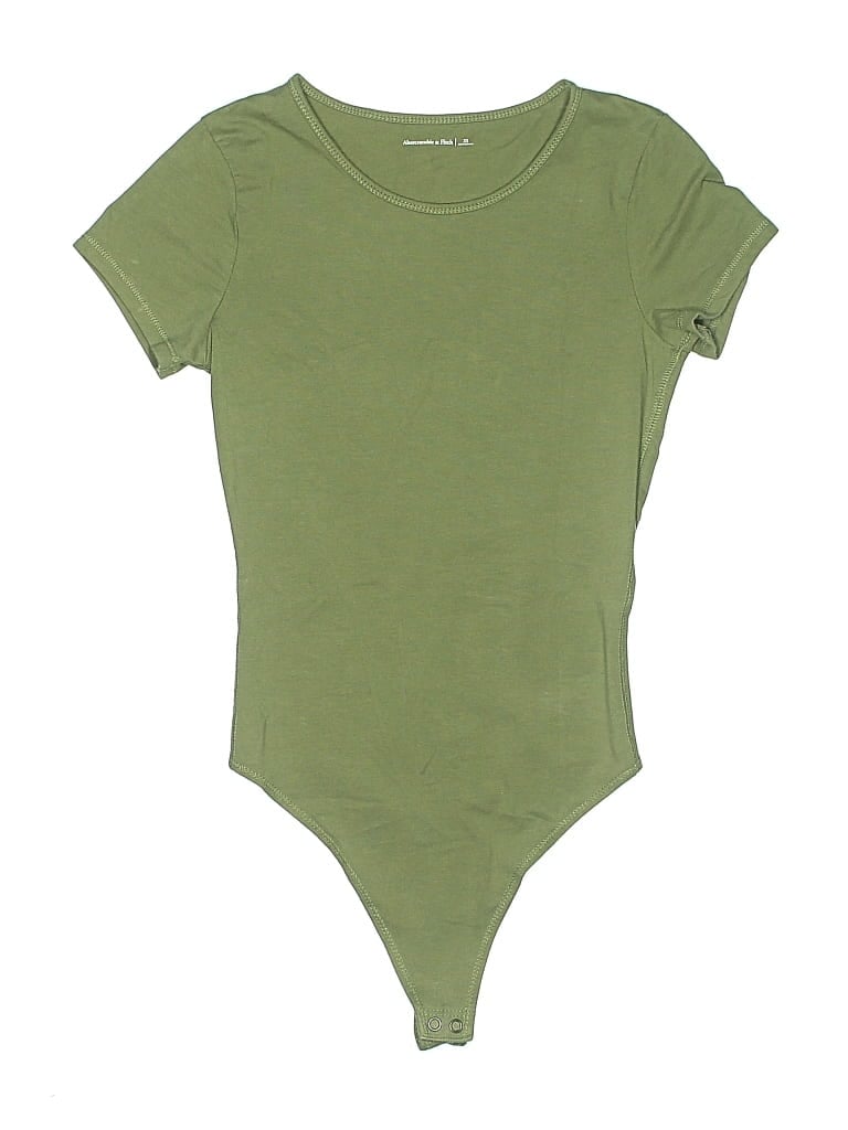 Pre-owned Abercrombie & Fitch Bodysuit In Green