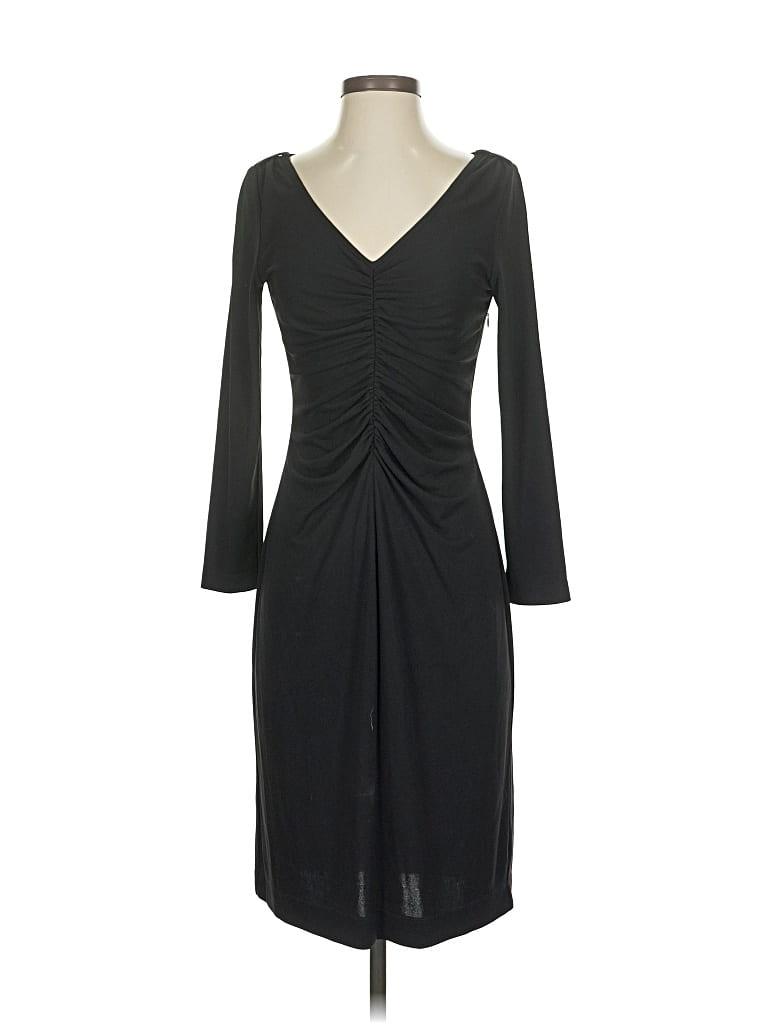 Pre-owned St John Cocktail Dress In Black