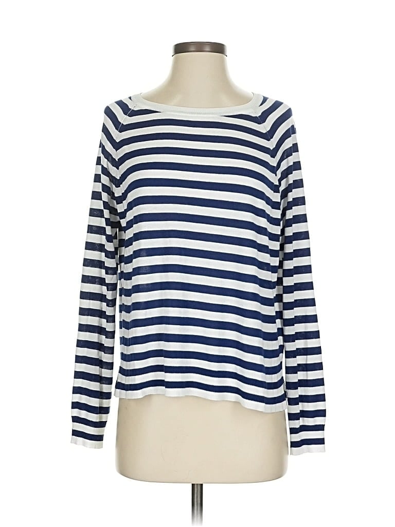 Pre-owned Zara Pullover Sweater In Blue