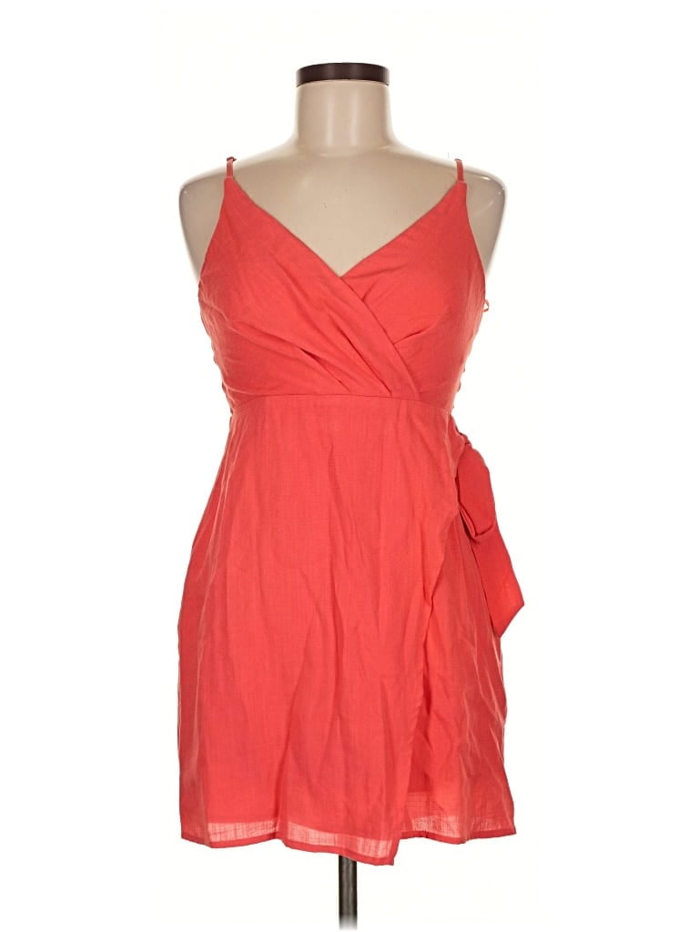 Pre-owned Cotton Candy La Cocktail Dress In Orange