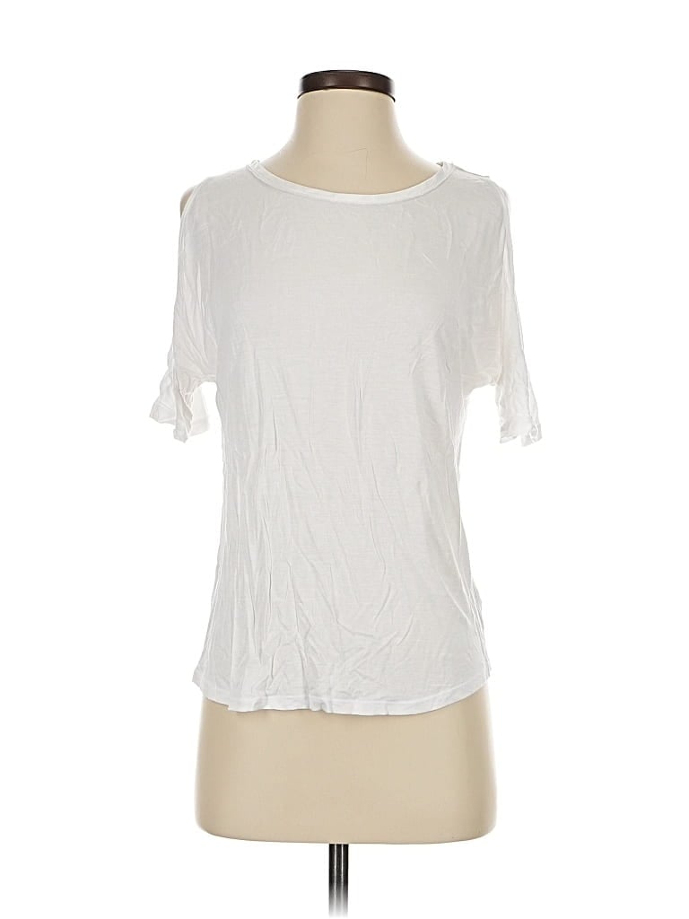 Pre-owned Paige Short Sleeve T-shirt In White