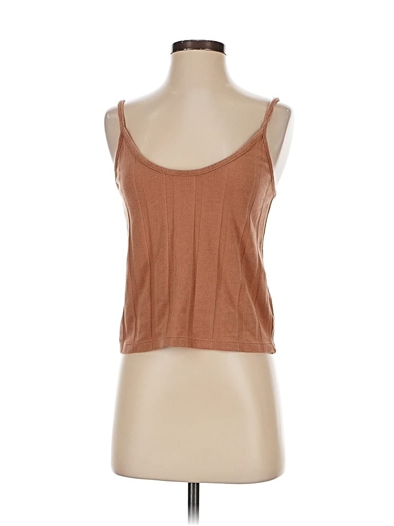 Pre-owned Madewell Tank Top Brown Strapless Neckline Tops