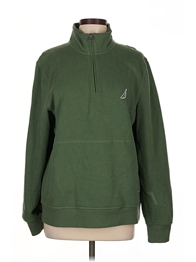 Pre-owned Nautica Sweatshirt In Green