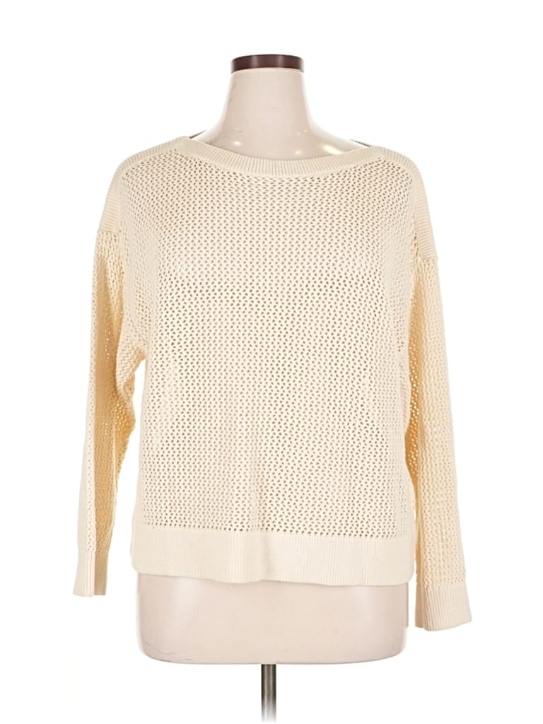 Pre-owned Old Navy Pullover Sweater In White