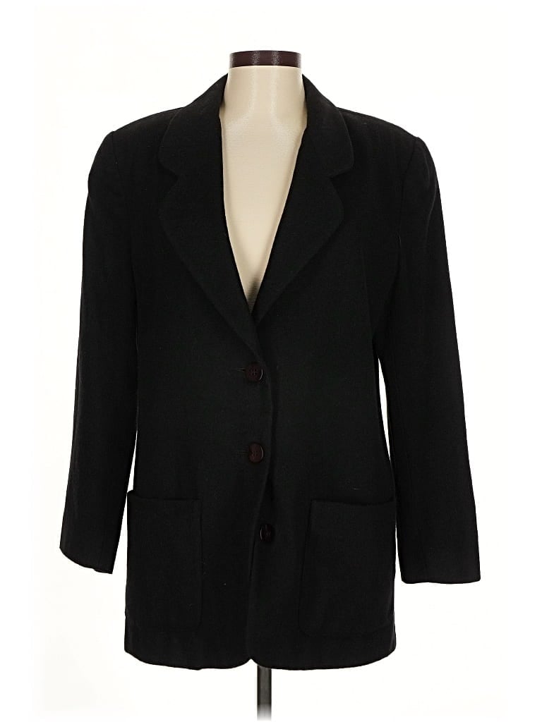 Pre-owned Assorted Brands Blazer Jacket In Black
