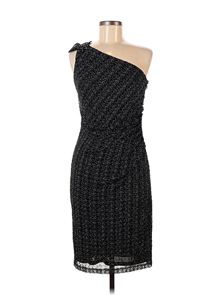 Pre-owned David Meister Cocktail Dress In Black