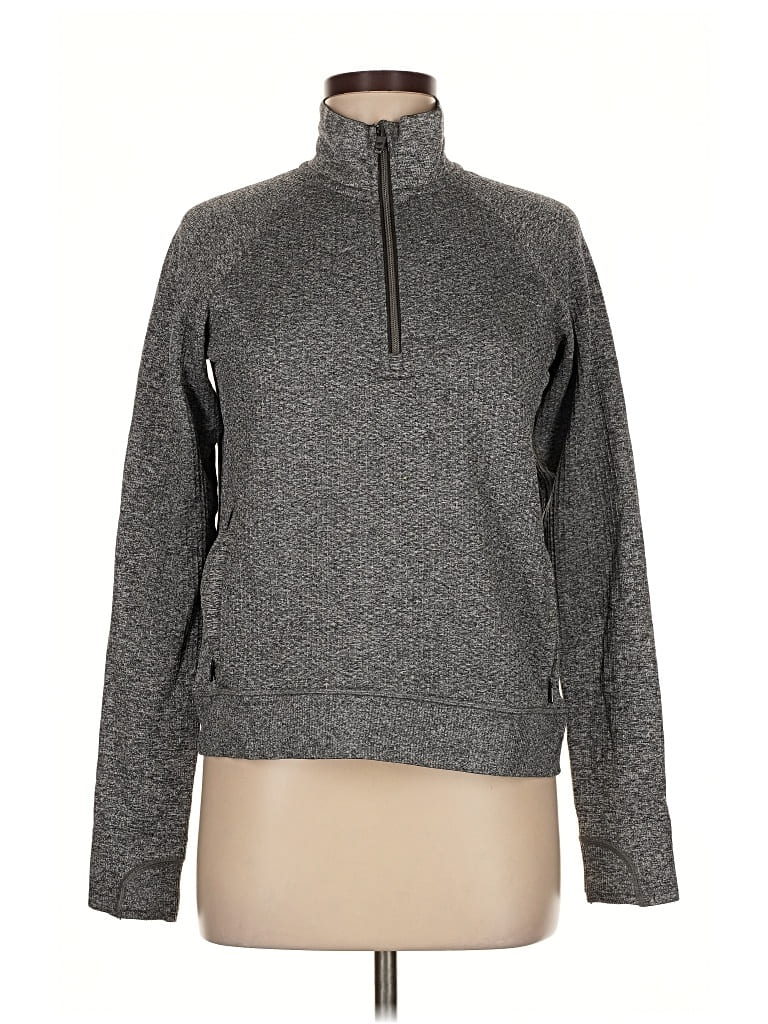 Pre-owned Lululemon Athletica Pullover Sweater In Gray