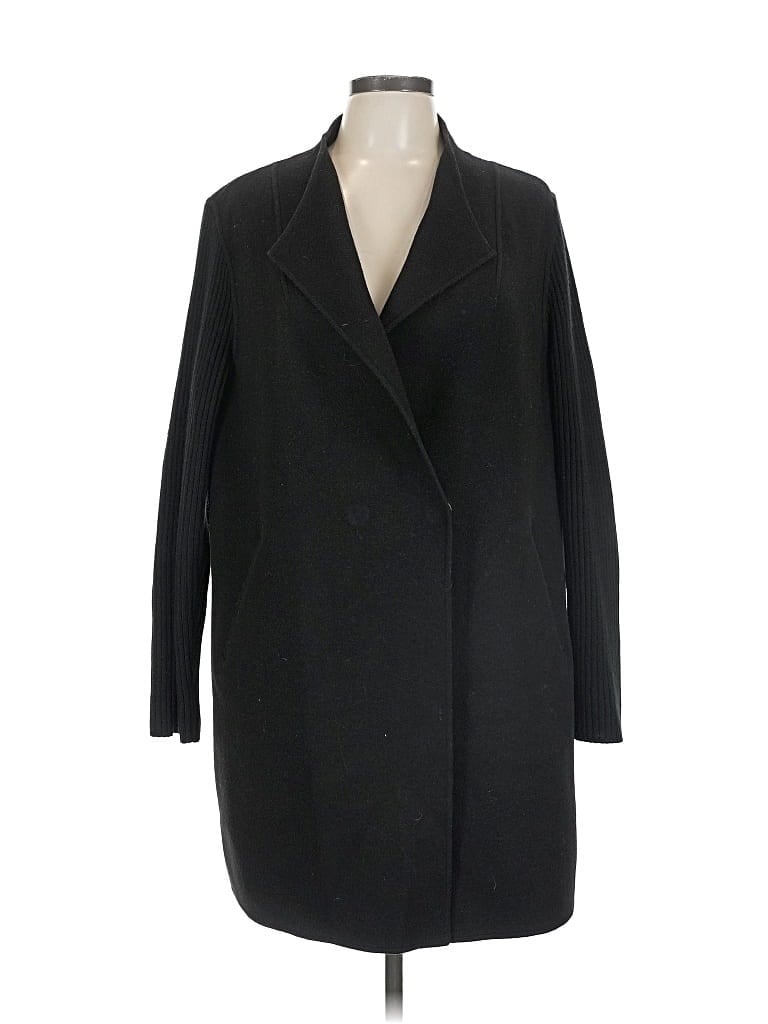 Pre-owned Kenneth Cole New York Coat In Black