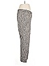 Cambio Houndstooth Silver Casual Pants Size 12 - photo 4