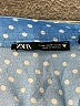 Zara 100% Polyester Polka Dots Blue Cocktail Dress Size M - photo 6