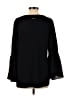 MICHAEL Michael Kors Black Long Sleeve Blouse Size S - photo 2