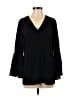 MICHAEL Michael Kors Black Long Sleeve Blouse Size S - photo 1
