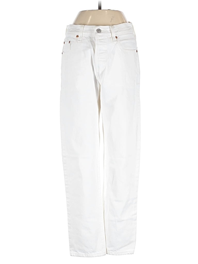 Pre-owned Levi's Jeans In White