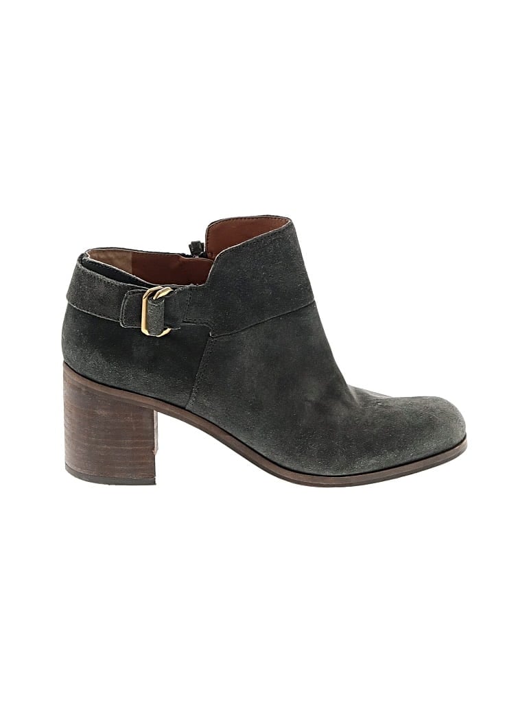 Pre-owned Sarto By Franco Sarto Ankle Boots In Gray
