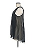 MONORENO 100% Polyester Black Sleeveless Blouse Size M - photo 5