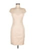 Bebe Solid Tan Cocktail Dress Size 6 - photo 1