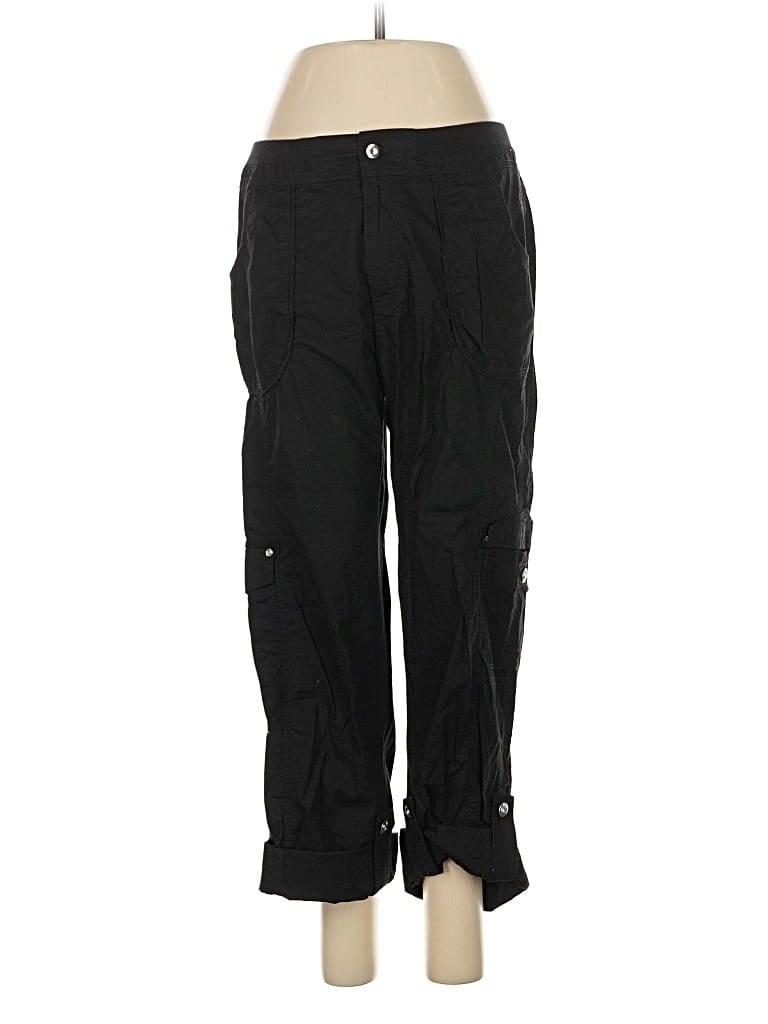 Pre-owned Laura Ashley Cargo Pants In Black