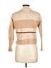 Petite Studio New York Color Block Tan Pullover Sweater Size L - photo 2