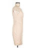 Bebe Solid Tan Cocktail Dress Size 6 - photo 4