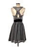 Christopher Deane 100% Silk Solid Gray Cocktail Dress Size 4 - photo 2
