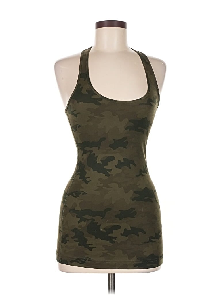 Pre-owned Lululemon Athletica Tank Top Yellow Halter Neckline Tops