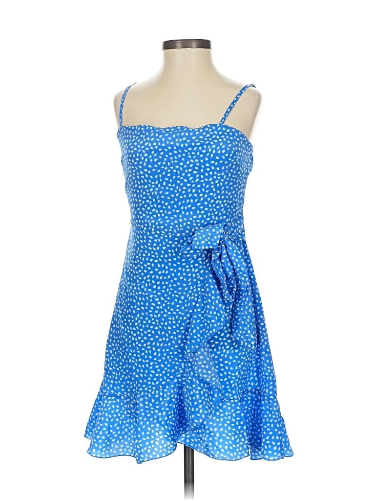 Pre-owned Hello Molly Cocktail Dress In Blue