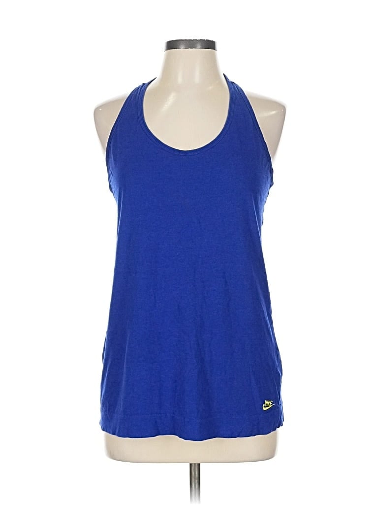Pre-owned Nike Active Tank Top In Blue