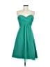Unbranded 100% Polyester Solid Teal Green Cocktail Dress Size M - photo 1