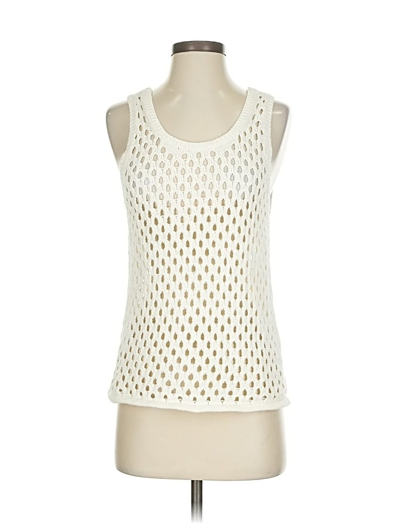 Pre-owned Madewell Sweater Vest In White