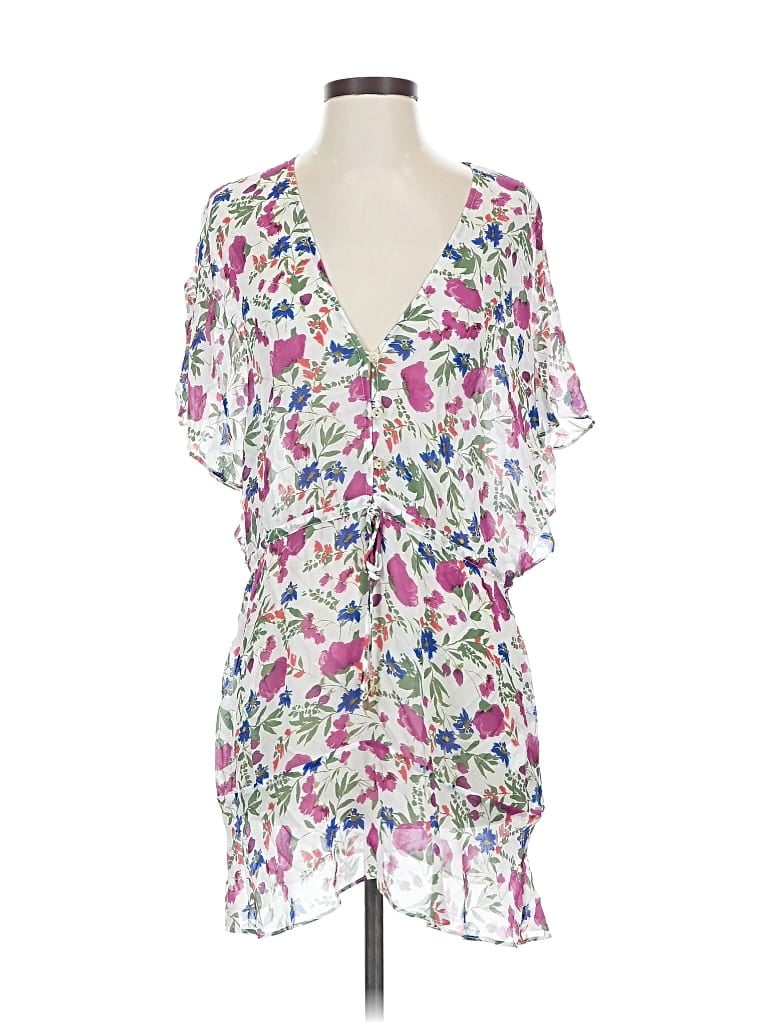 Pre-owned Vix By Paula Hermanny Casual Dress In White