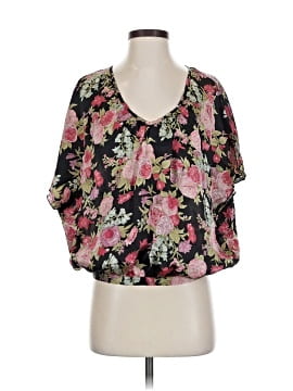 Beyond Vintage 3/4 Sleeve Silk Top