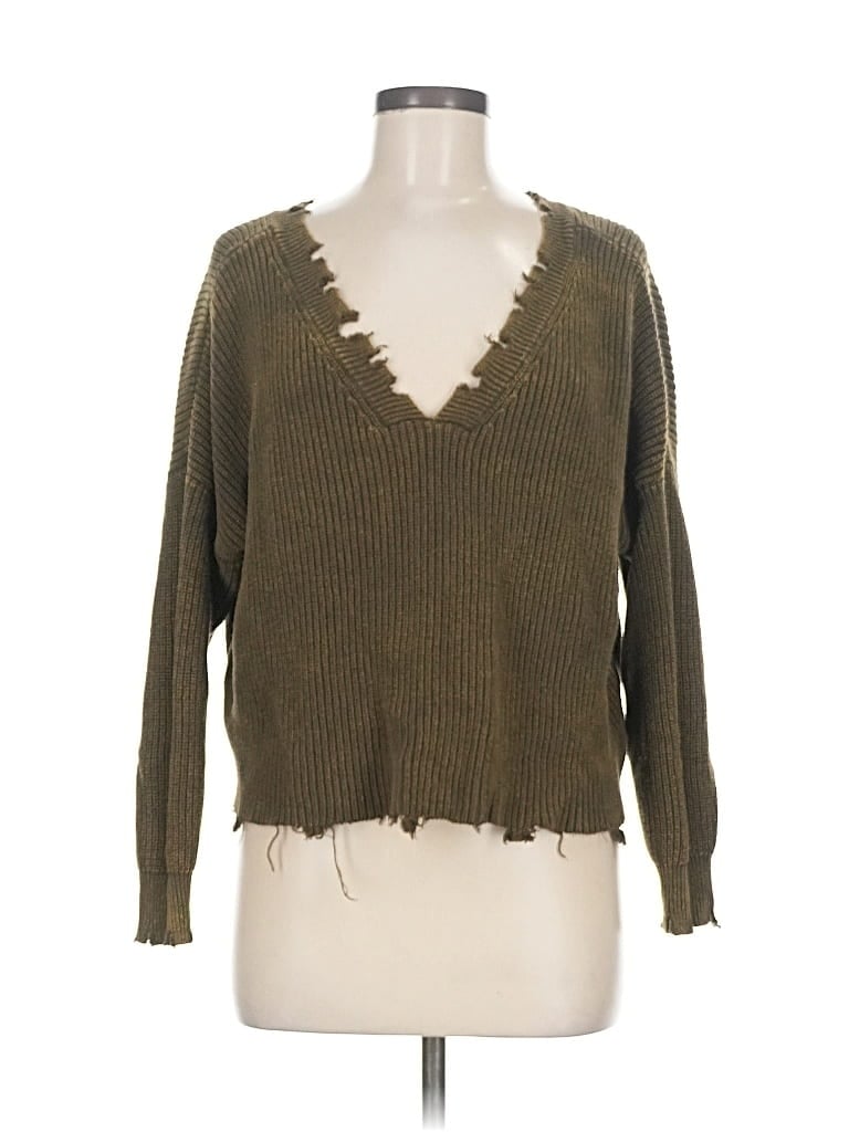 Pre-owned Kori America Pullover Sweater In Green