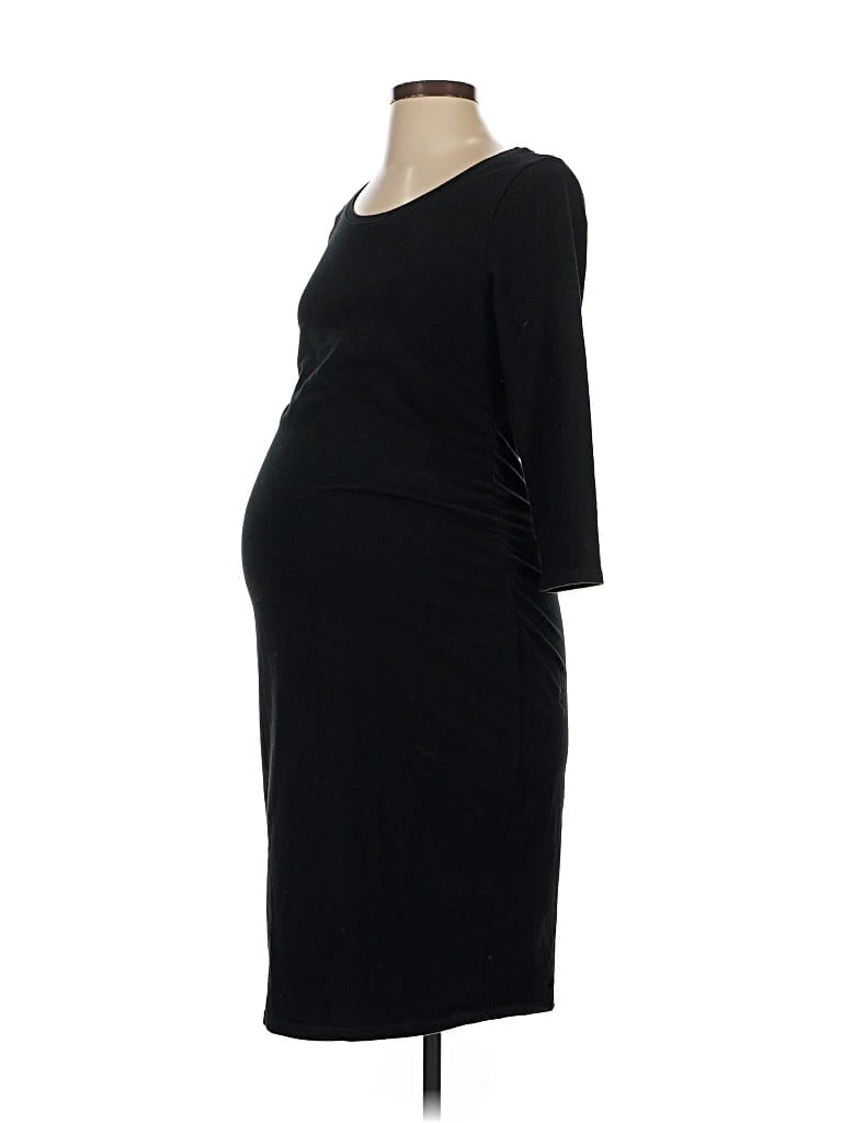 Pre-owned Liz Lange Maternity Casual Dress In Black