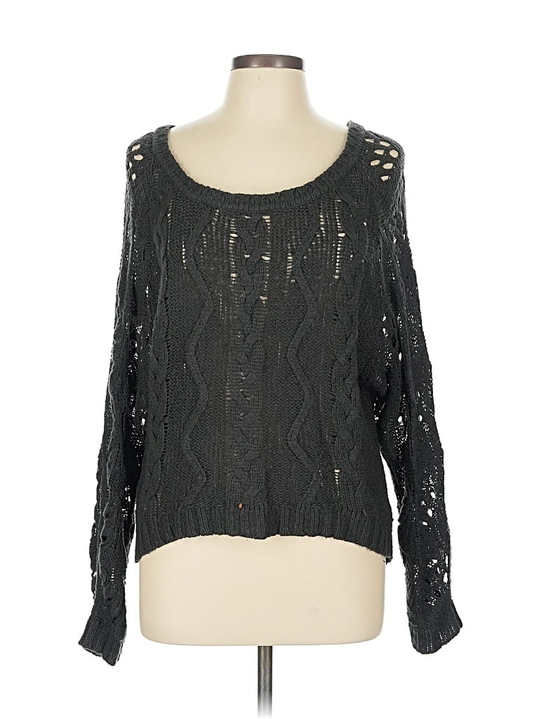 Pre-owned Xhilaration Pullover Sweater In Black