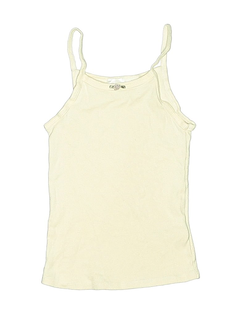 Pre-owned Zara Kids' Tank Top Yellow Halter Neckline Tops