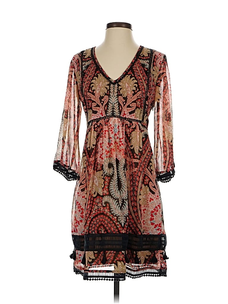 Pre-owned Ranna Gill Casual Dress In Red