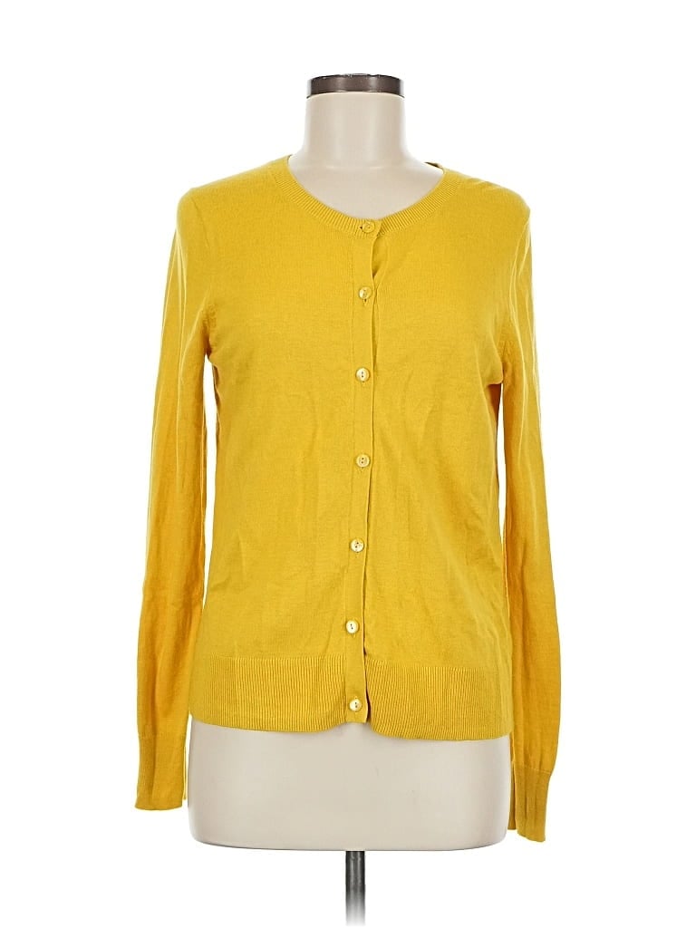 Pre-owned Old Navy Cardigan Sweater In Yellow