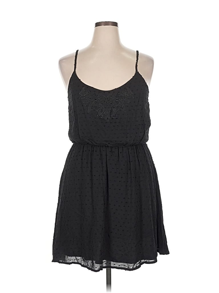 Pre-owned Rewind Casual Dress In Black