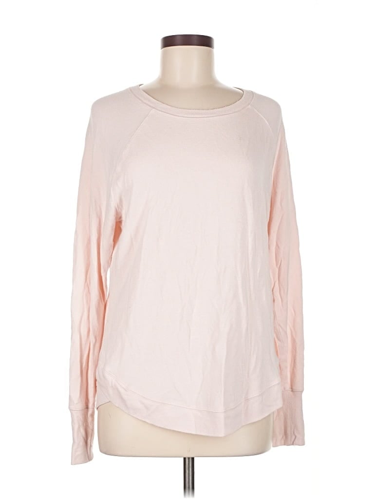 Pre-owned Athleta Long Sleeve T-shirt In Pink