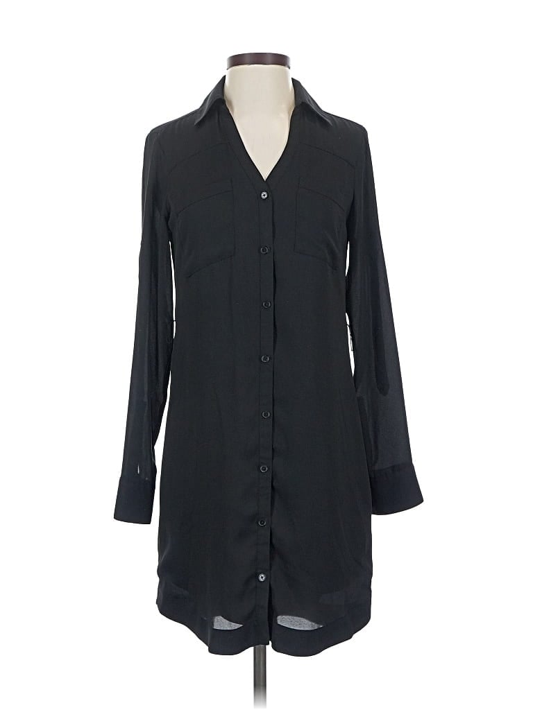 Pre-owned Express Casual Dress In Gray