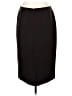 Zanella Solid Black Formal Skirt Size 10 - photo 2
