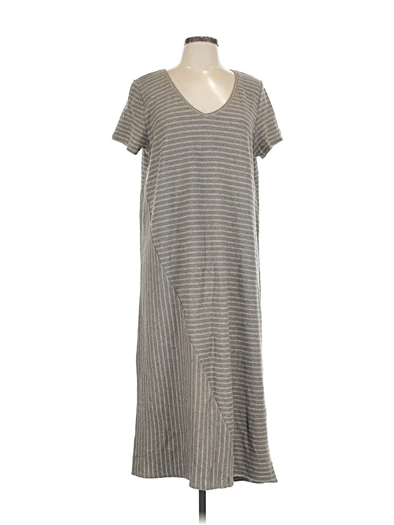 Pre-owned Purejill Casual Dress In Gray