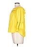 Unbranded 100% Polyester Yellow 3/4 Sleeve Blouse Size L - photo 5