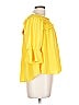 Unbranded 100% Polyester Yellow 3/4 Sleeve Blouse Size L - photo 4