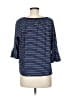 MICHAEL Michael Kors Blue 3/4 Sleeve Top Size M - photo 2