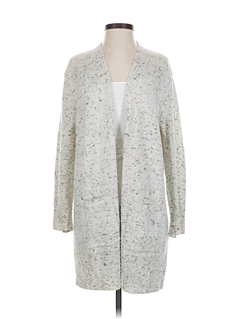 Pre-owned Madewell Cardigan Sweater In Silver