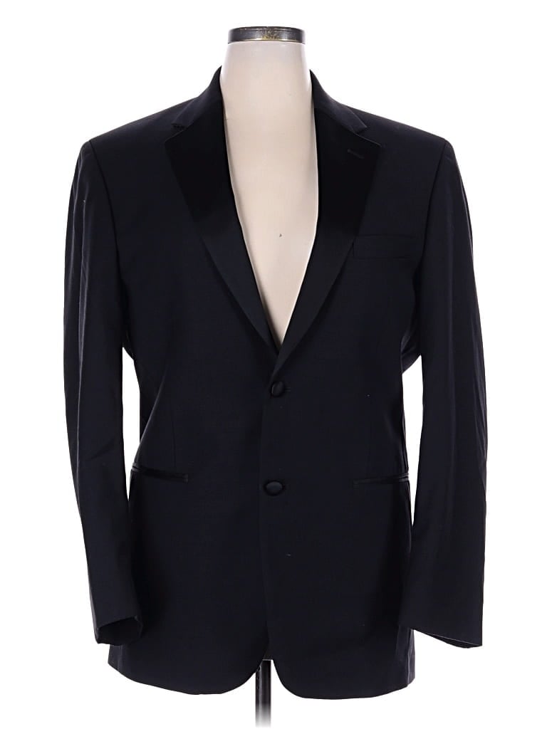 Pre-owned Polo Ralph Lauren Wool Blazer Jacket In Black