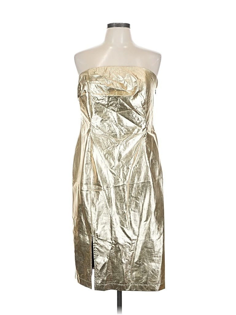 Pre-owned Du Paradis Cocktail Dress In Gold