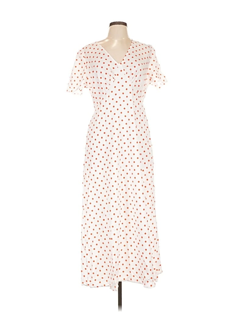 Pre-owned Shein Casual Dress In White