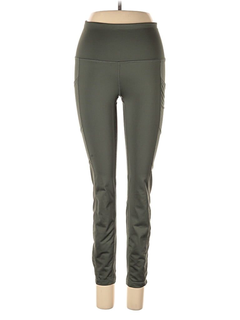 Pre-owned Reebok Active Pants In Green